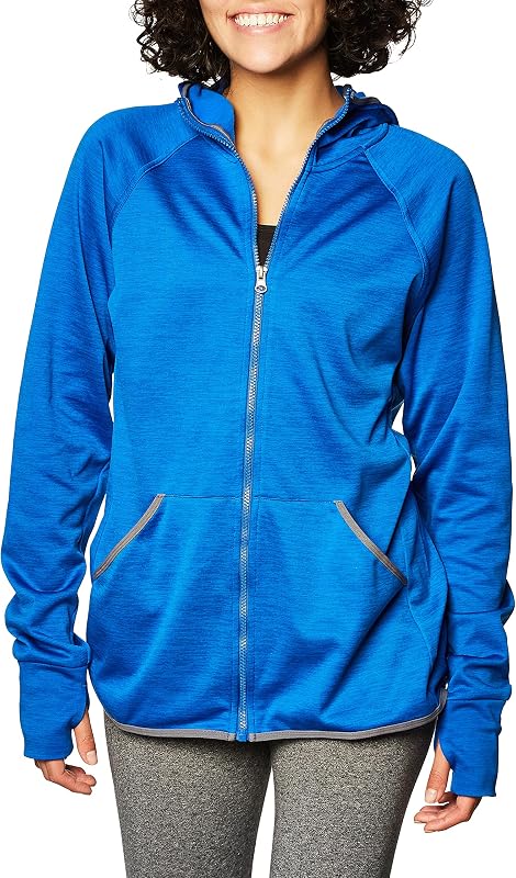 buzo con capucha Hanes Sport Performance Fleece Full Zip mujer