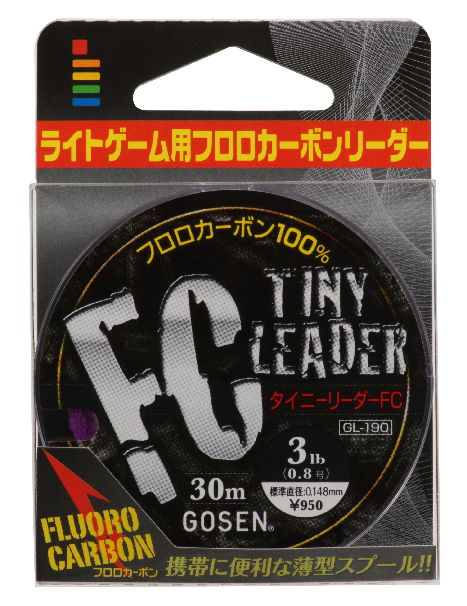 GOSEN GL1905 Tiny Leader FC 30M 5lb No. 1.25