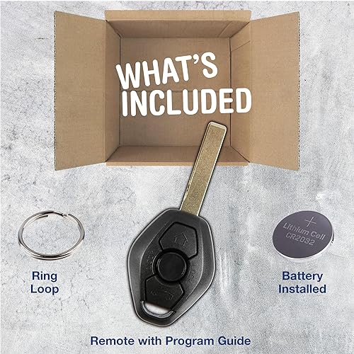 Miniatura 2 de KeylessOption Llavero de coche con control remoto sin llave para LX8 FZV