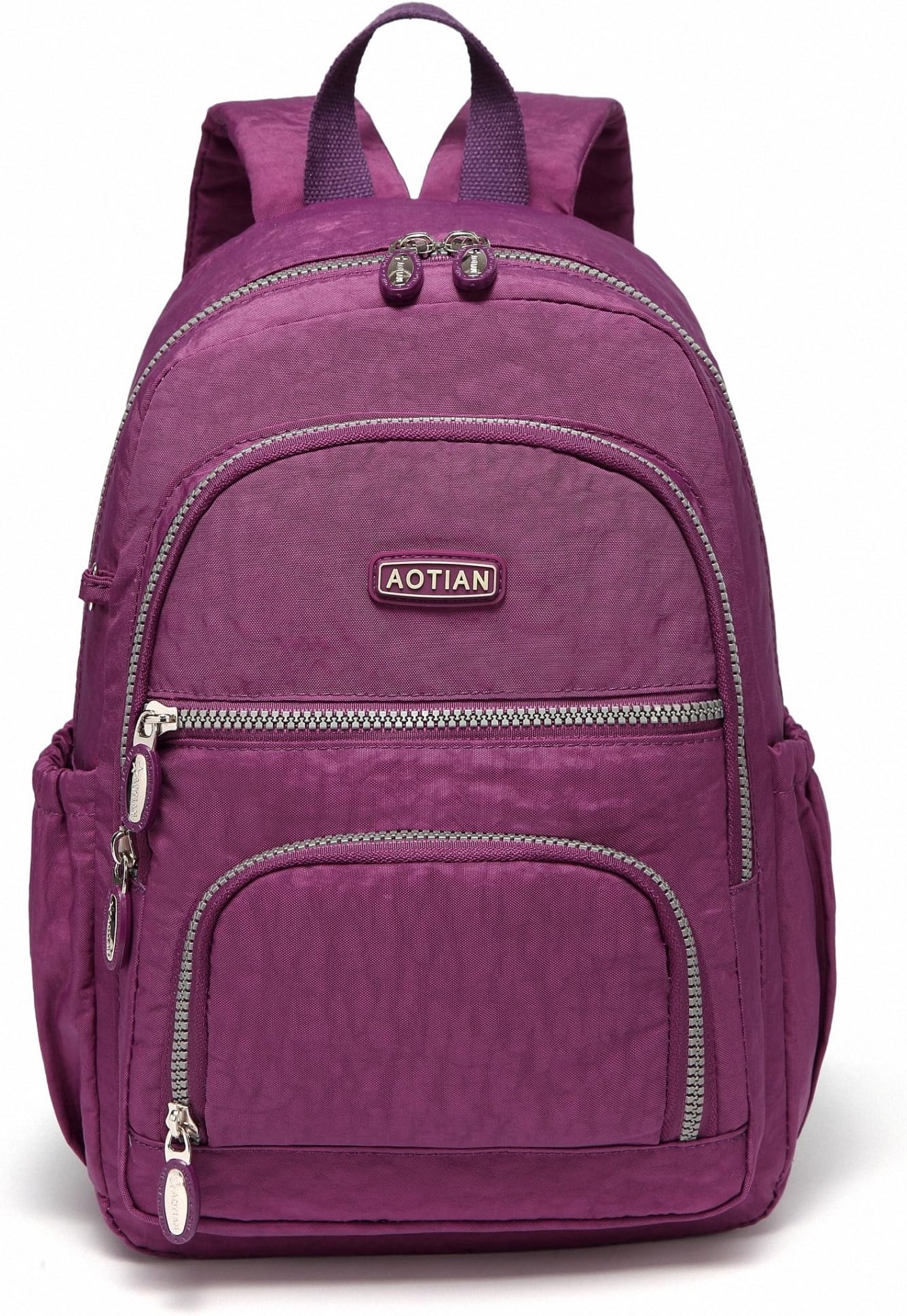 AOTIANSmall Lightweight Backpack Durable Travel Hiking Women and Girls Daypack, 9 Liters Purple