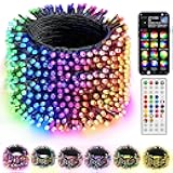 Smart Christmas String Lights, 164FT 500 LED RGB Color Changing String Lights with Remote & App Controlled, Halloween Decorations for Indoor Outdoor Holiday Xmas Tree Party Decor