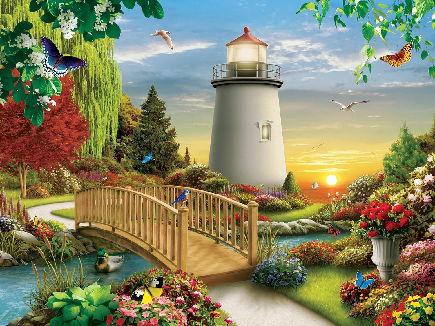 Masterpieces 750 Piece Jigsaw Puzzle For Adults and Family - Dawn Of Light - 18"x24"