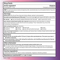Vista 3 de Anticonceptivo de emergencia, tableta de levonorgestrel 1.5 mg.