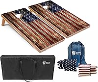 Vista 12 de Tailgating Pros Tablas de Cornhole - Juego de Cornhole ligero de 4 x 2 pies, incluye funda de transporte, juego de 8 bolsas de maíz y bolsa