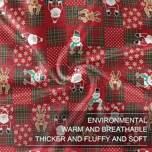 Miniatura 7 de Christmas Image Pattern Ultra-Soft Flannel Blanket, Comfy Fall Blankets & Throws Adults Kids Picnic Throws 60x90 Inches