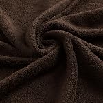 Premium 6 Piece Towel Set, 2 Bath Towel, 2 Hand Towels, 2 Washcloths, 100% Turkish Cotton Soft Absorbent Towels (Chocolate Brown, 6 Piece Towel Set)