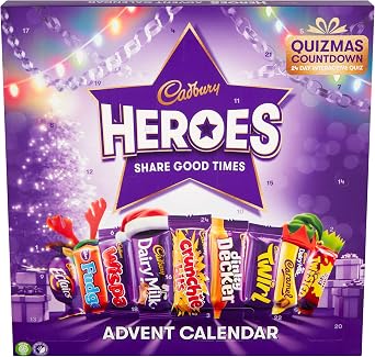 Cadbury Heroes Christmas Chocolate Advent Calendar 230g