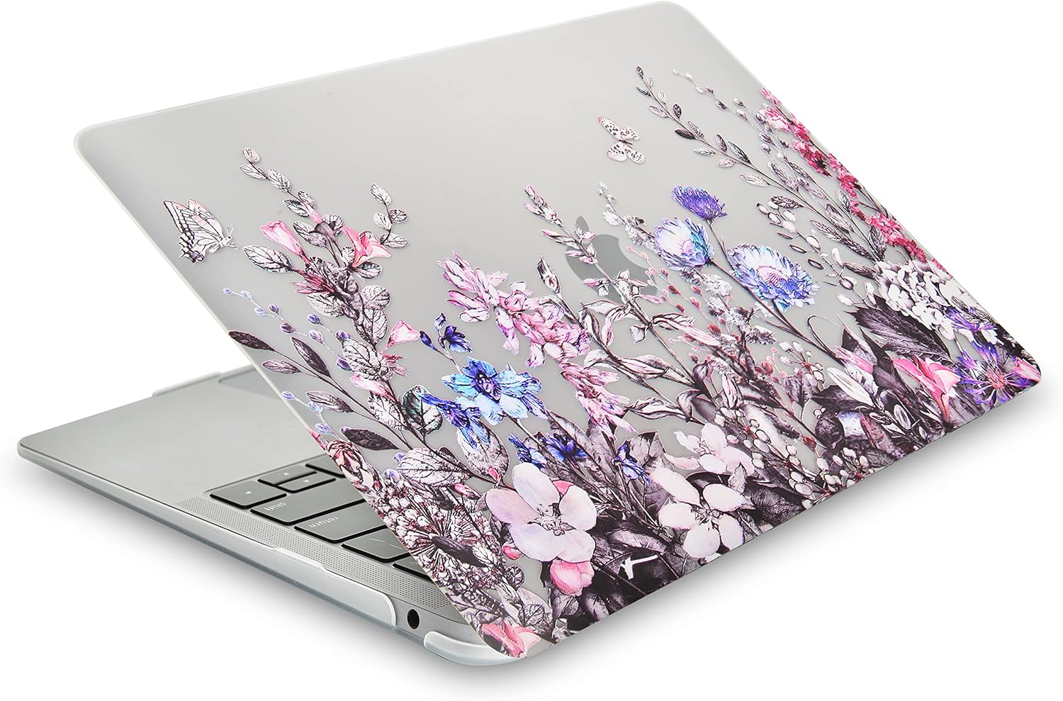 Tech Deals 🔥 KECC Compatible with MacBook Air 13 inch Case (2010-2017 Release) A1369/A1466 Plastic Hard Shell + Keyboard Cover + Sleeve (Clear Flowers Design 12) Best Promo KECC Compatible with MacBook Air 13 inch Case (2010-2017 Release) A1369/A1466 Plastic Hard Shell + Keyboard Cover + Sleeve (Clear Flowers Design 12)
