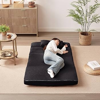 Amazon｜BNSPLY ローソファーベッド 2人掛け 折りたたみソファベッド