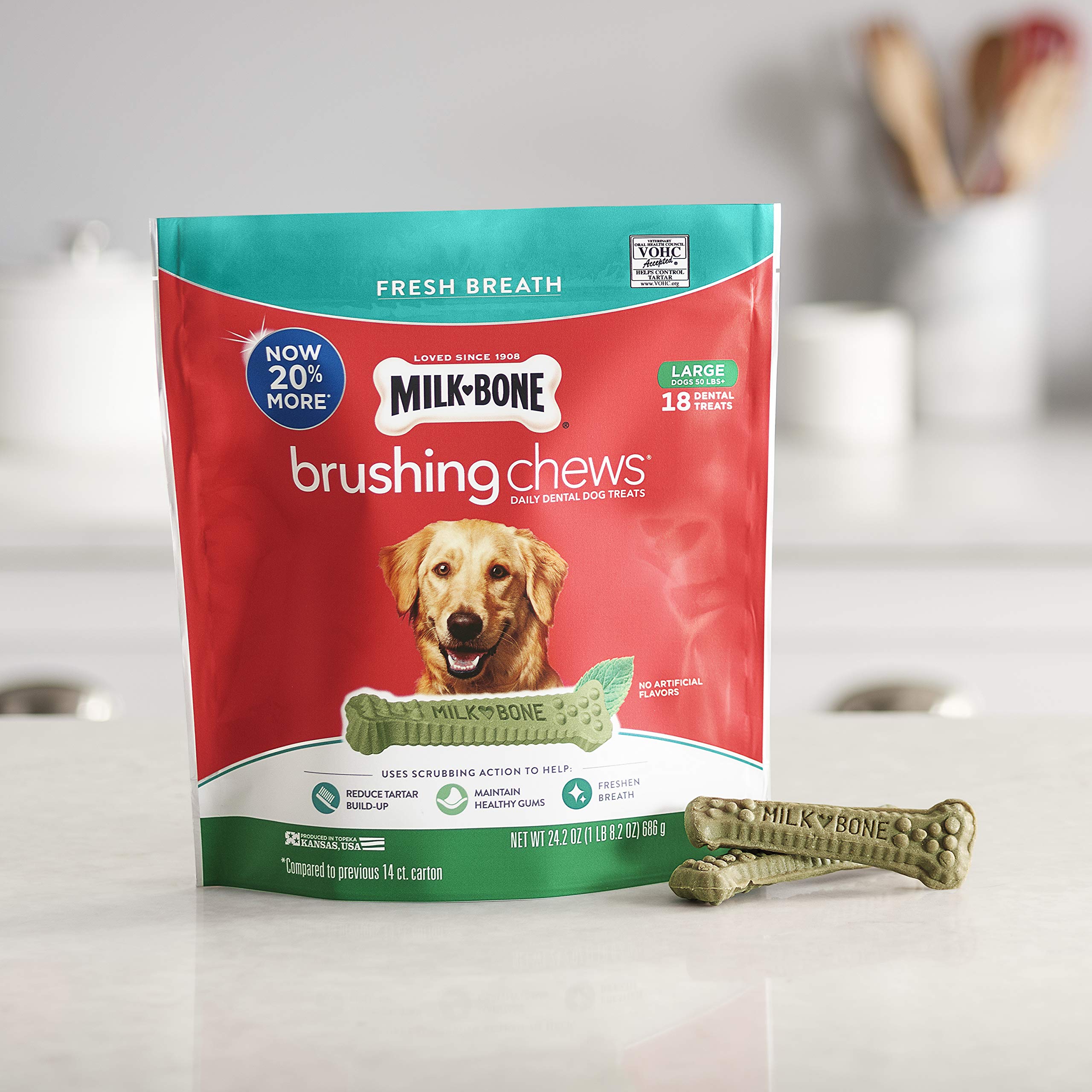 milkbone brushing chews large
