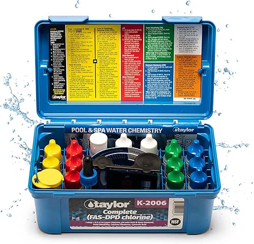 Taylor Pool Water Test Kit, Complete Swimming Pool Water Test