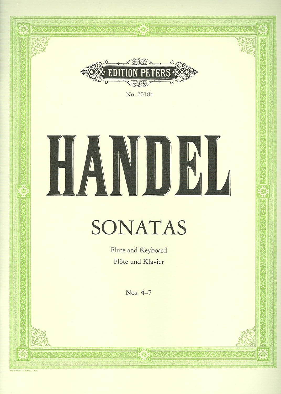 Handel: Flute Sonatas - Volume 2      Sheet music