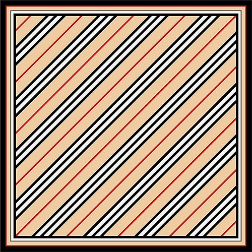 Miniatura 9 de EXTREE Pañuelo de satén sedoso de moda para mujeres y niñas exquisito patrón ligero seda elegante bufandas 27.5 x 27.5 pulgadas