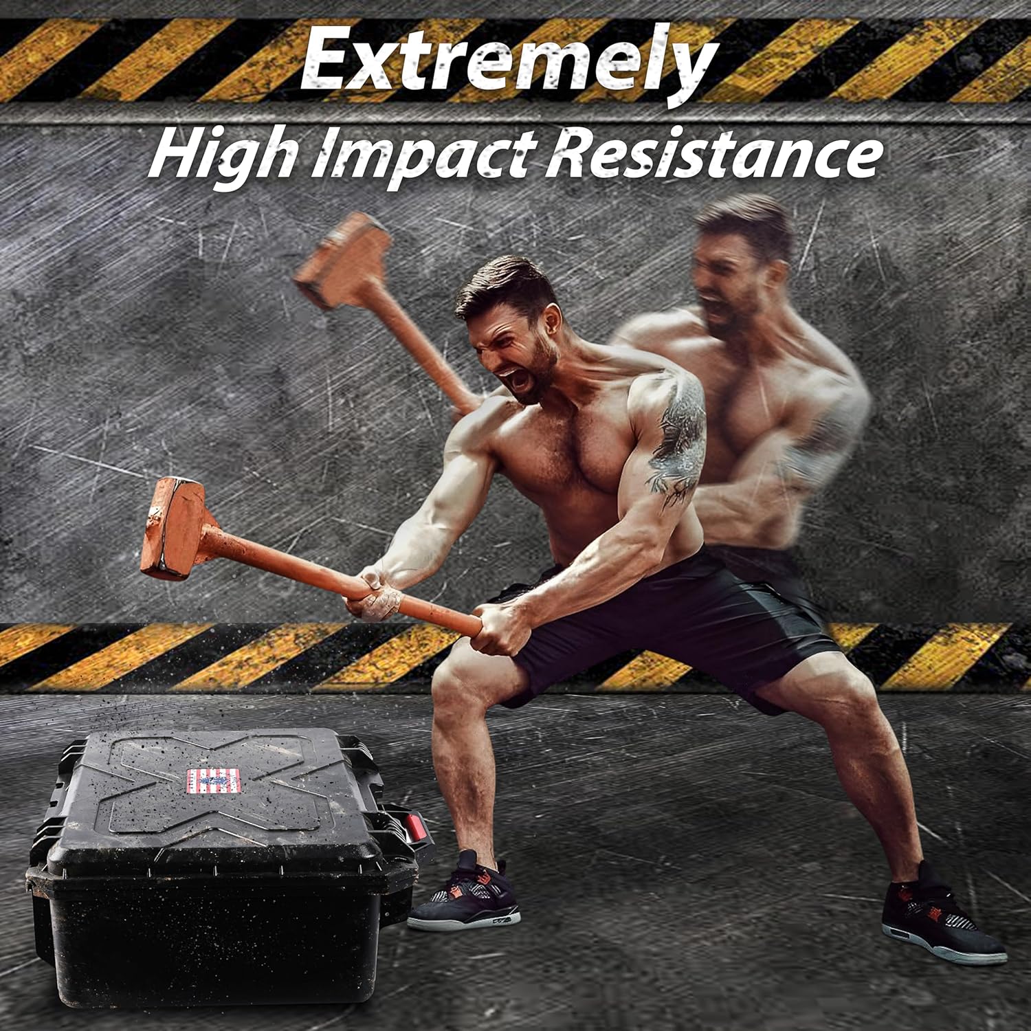 Gun Cases for Handguns, 5 Pistol Case & 21 Magazine Pre-Cut Multiple Pistols Shockproof Waterproof Hard Pistol Cases with Desiccant TSA Approved Firearm Travel Case - Image 6