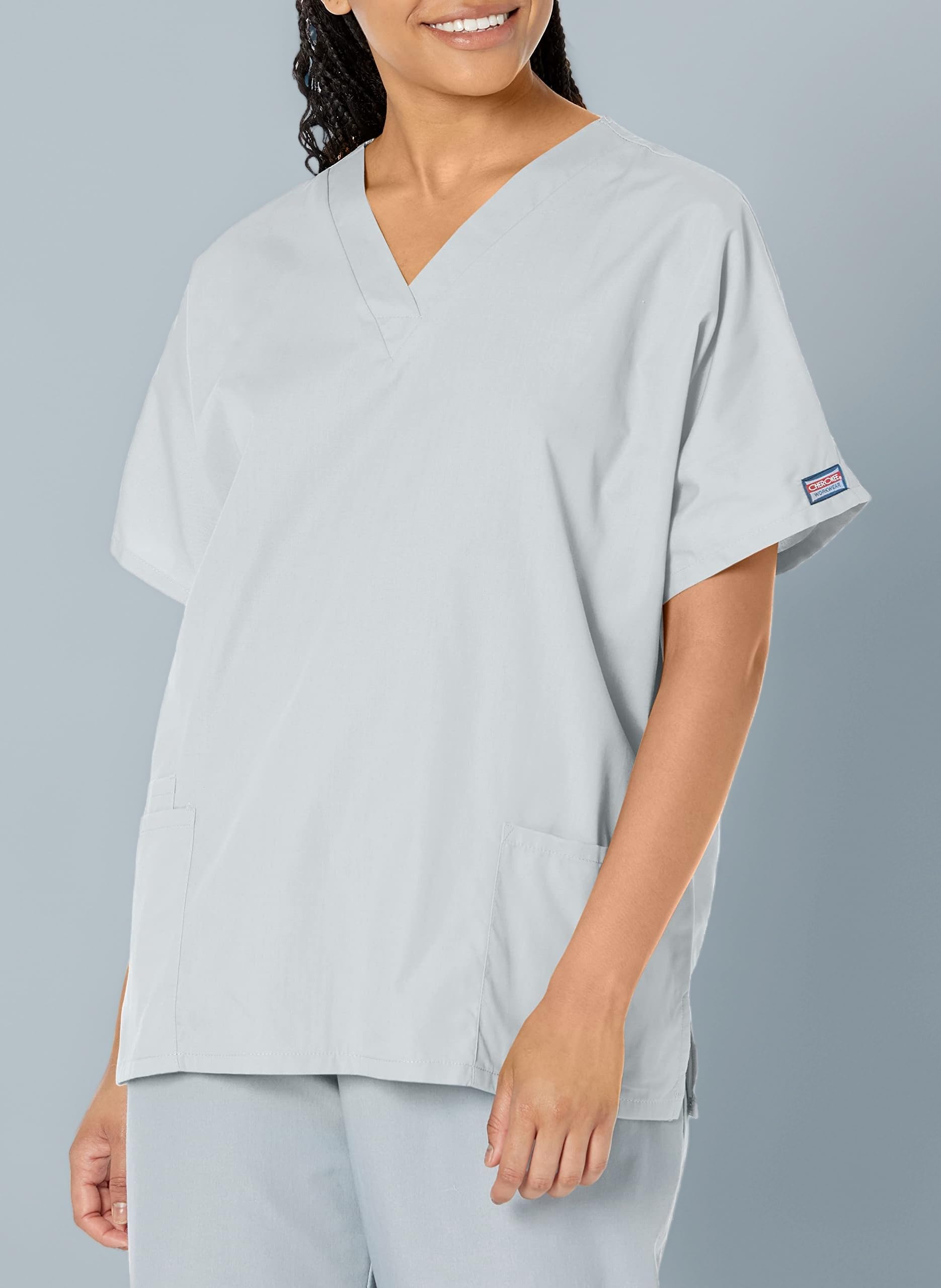 Cherokee Scrubs for Women Workwear Originals V-Neck Top 4700