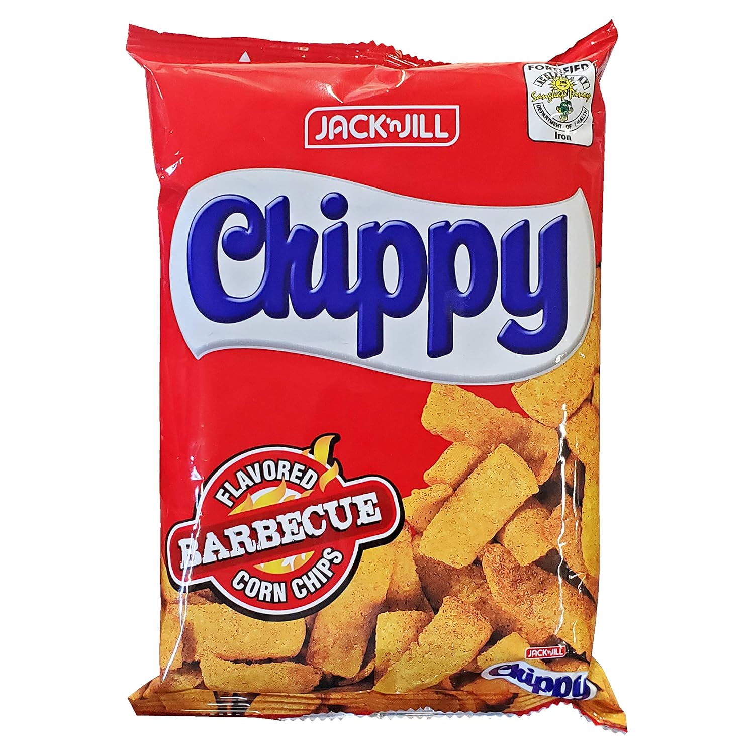 Jack'n Jill Filipino Chippy Barbecue Corn Chips (6 Pack, Total of 23.28oz)
