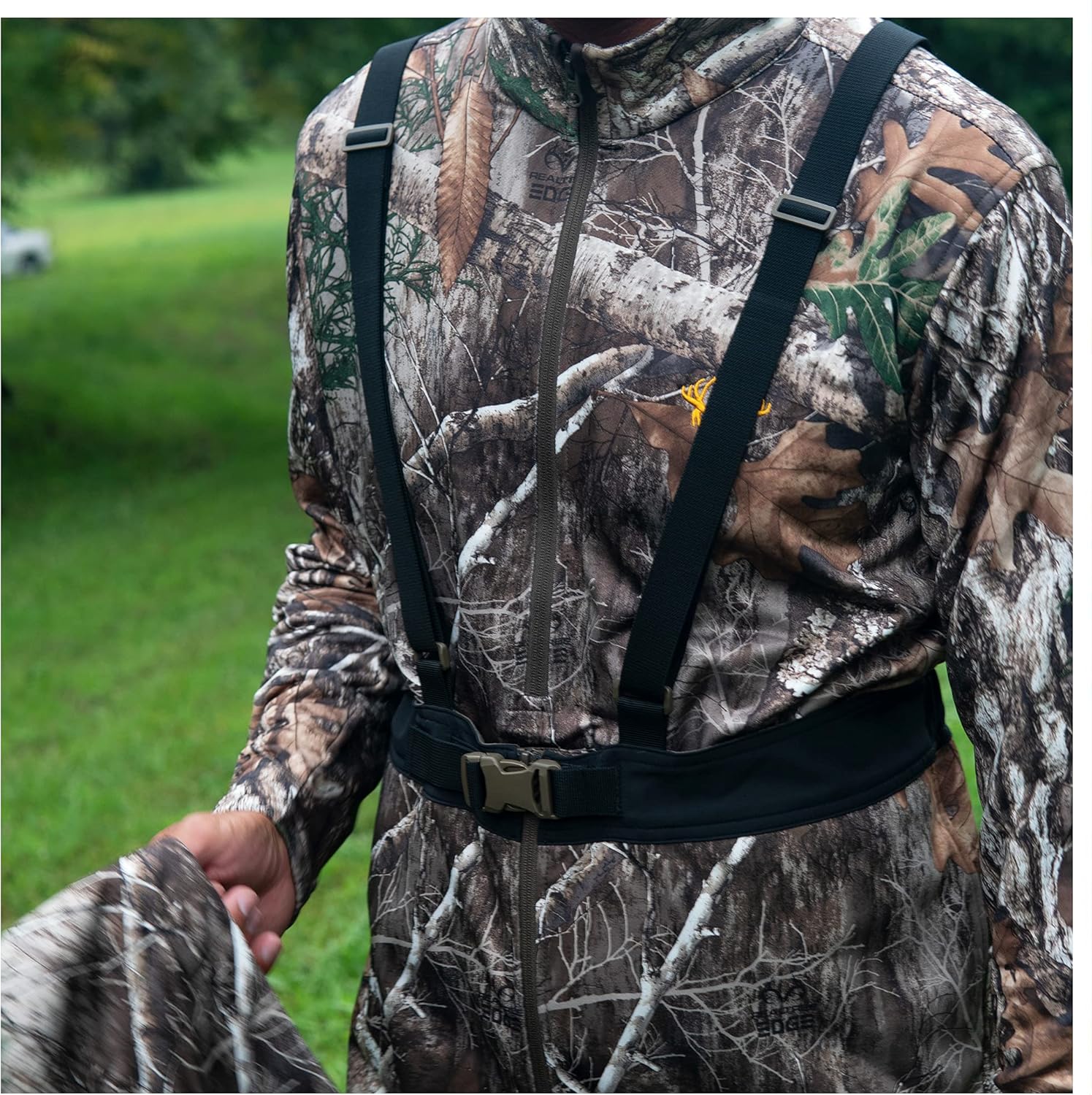 HOT SHOT Men’s Camo Zip Performance Shirt, Midweight Durable Quarter Zip Pullover, Warm Hunting Clothes for Fishing, Camping - Image 5