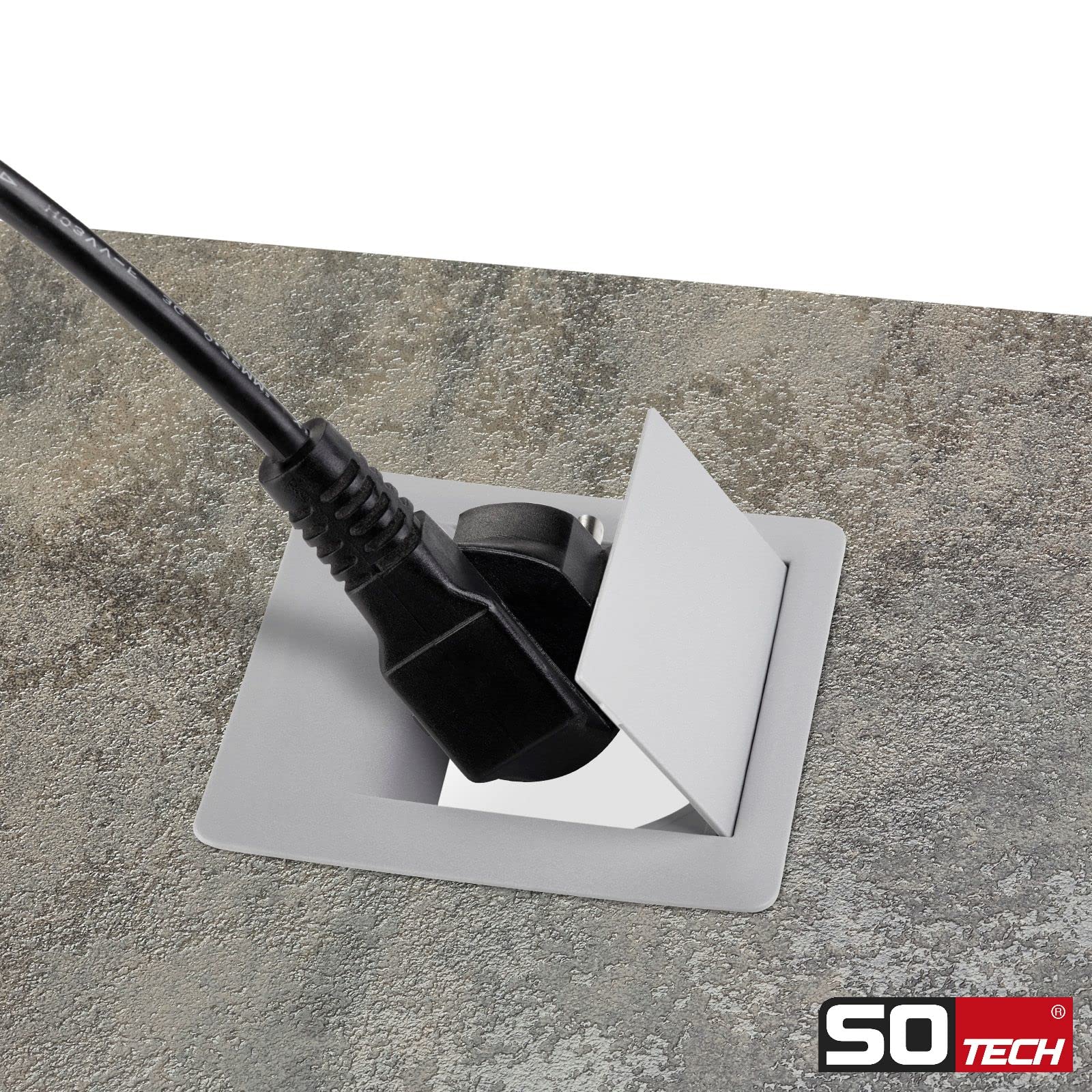 2er Set Kabeldurchlässe Aus Kunststoff – Ø60mm & Ø80mm Für Saubere Kabel Am Schreibtisch