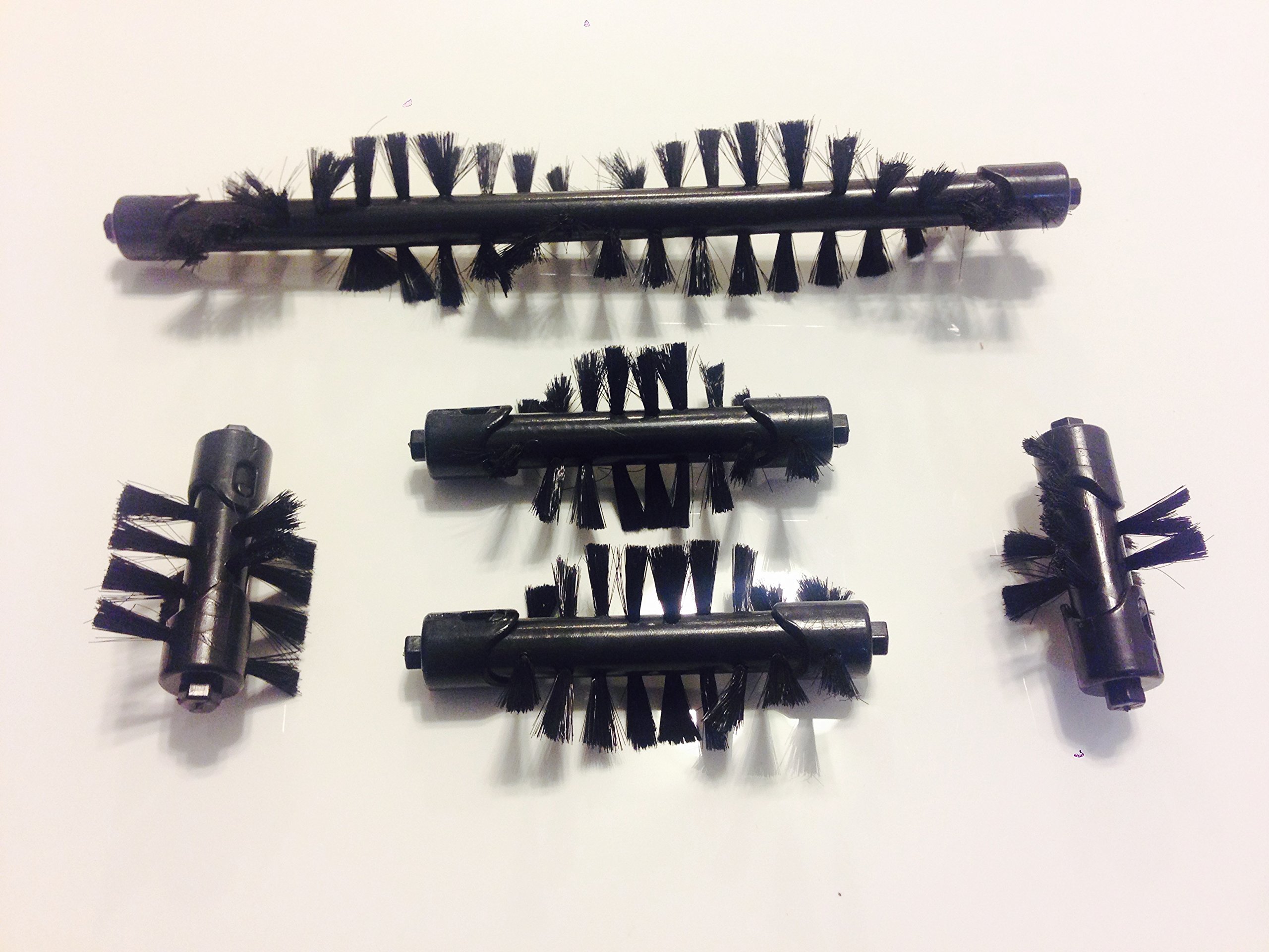 Replacement Bristle Brush for the Swivel Sweeper Max - Set of 5 Brushes