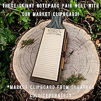 Vista 4 de Paquete de bloc de notas delgado Sugarboo (Patos en una fila, ideas brillantes, te amo hasta la luna y de regreso)