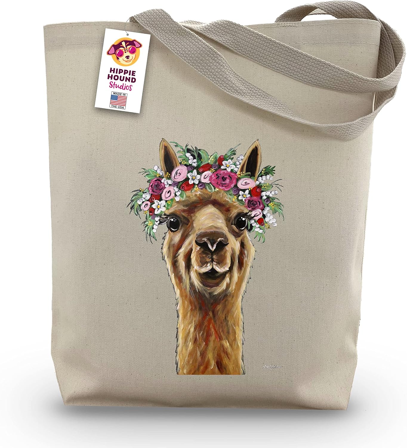 Alpaca Tote Bag - Alpaca Lover Gift - Alpaca Totes -Handmade Totes - Llama Canvas Totes - Llama Reusable Shopping Bag - Gifts for Mom - Shoulder Bag - Grocery Bag - Handbag - Beach Bag