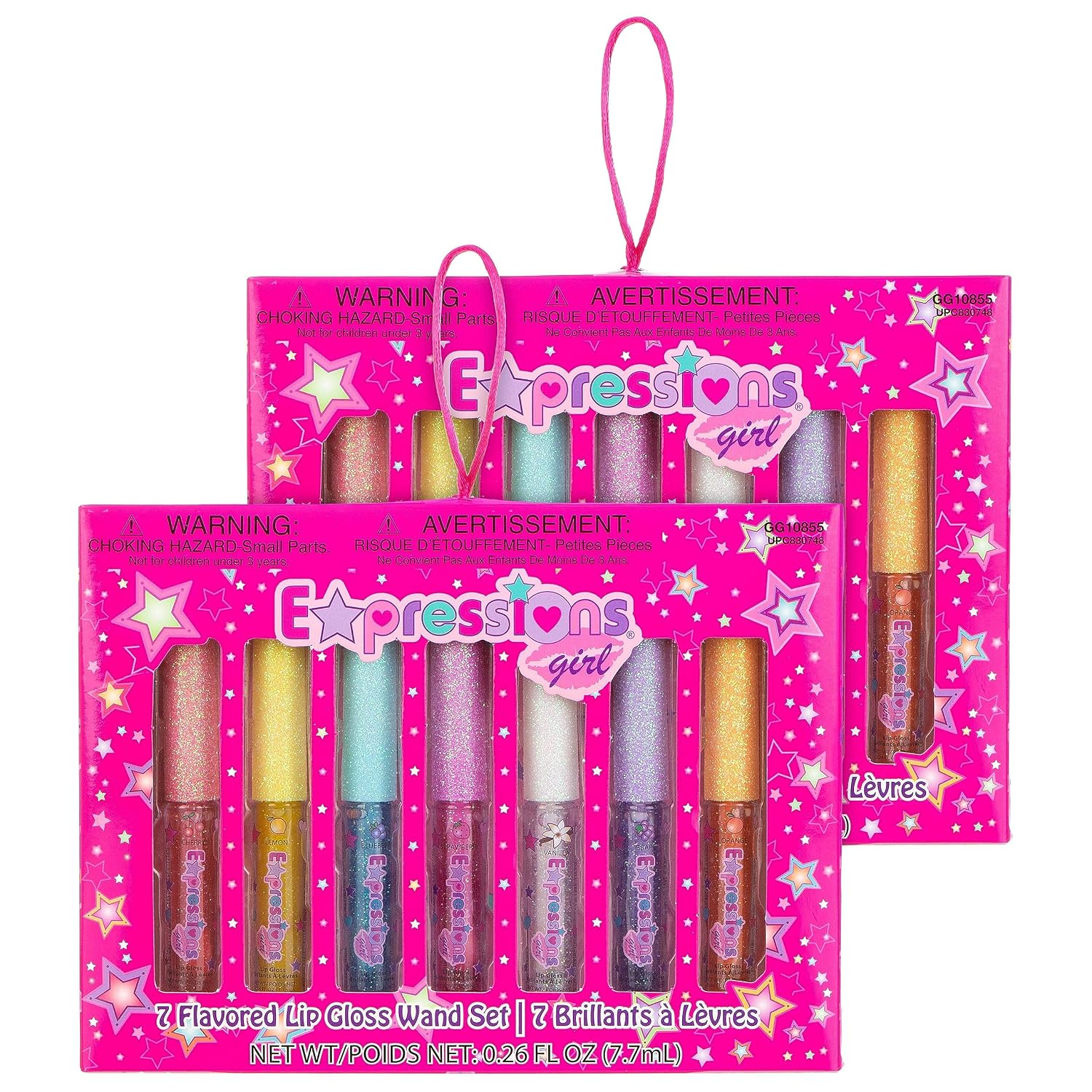 14pc Fruity Flavored Lip Gloss Set - Assorted Fruit Flavor Lip Glosses | Non-Toxic Kids Makeup. Fun Shiny Lip Gloss Collection for Kids, Teens & Girls - Sweet Glossy Lip Care