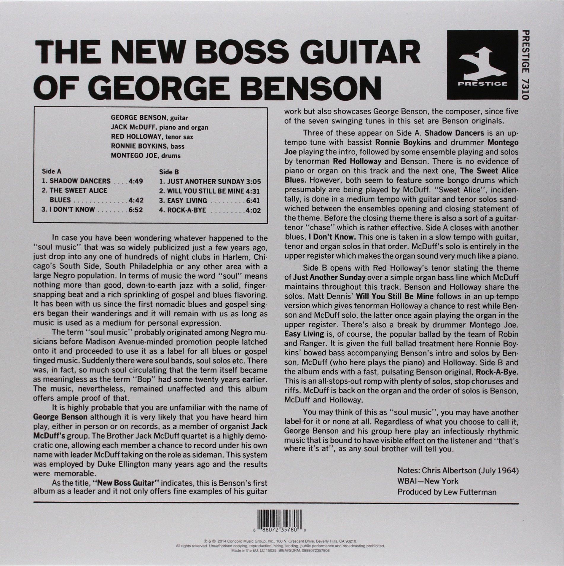 The New Boss Guitar (Back to Black