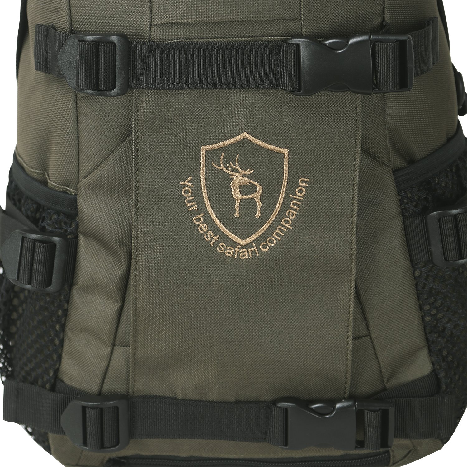 TOURBON klein Jagd Rucksack Day Pack Rusack Jagdrucksack mit Gewehr Pistole Halter - Grün