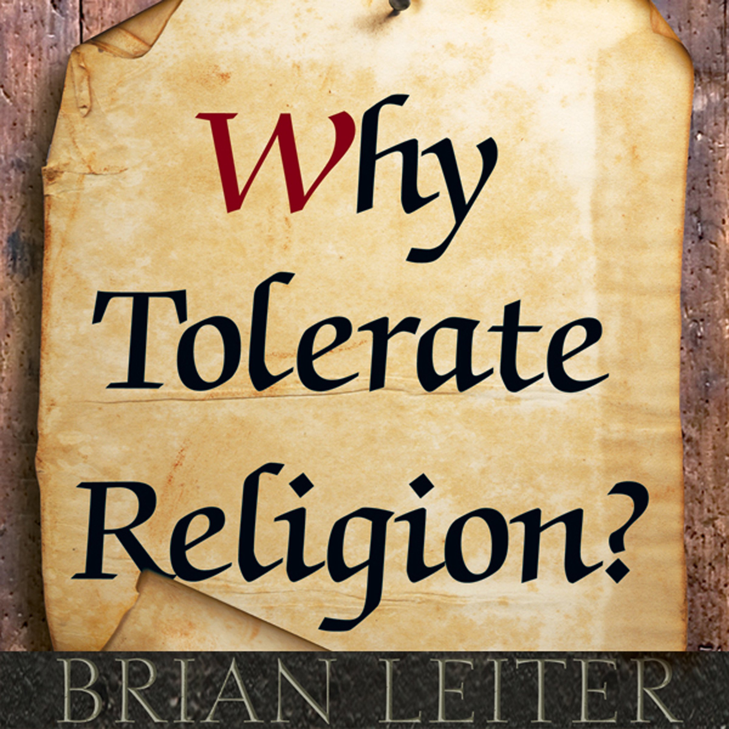 Cover art for Why Tolerate Religion?