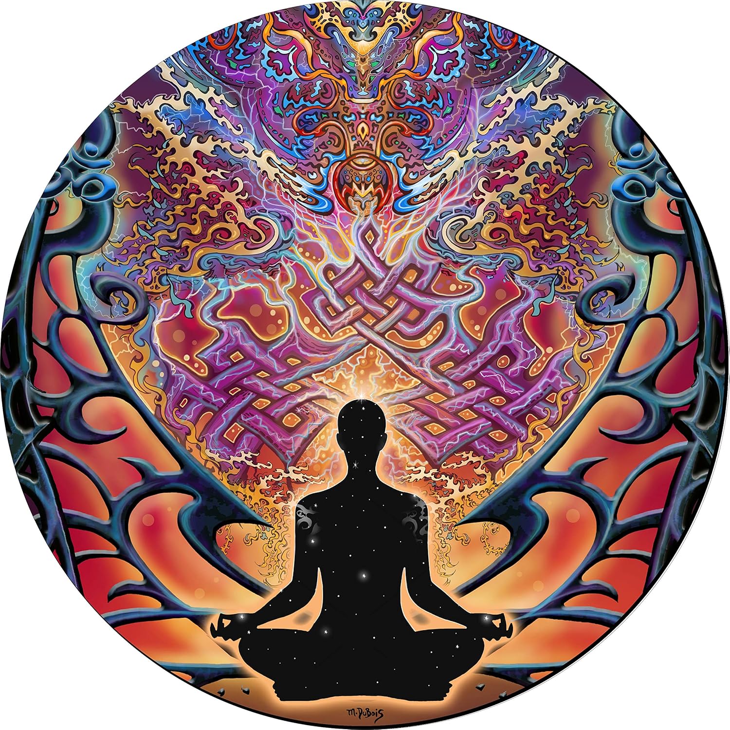 TIRE COVER CENTRAL Mind Matrix Yoga Spare Tire Cover (Select tire Size/Back up Camera Option in MENU) Custom Sized to Any Make/Model (245/75r17 Back up Camera Opening)