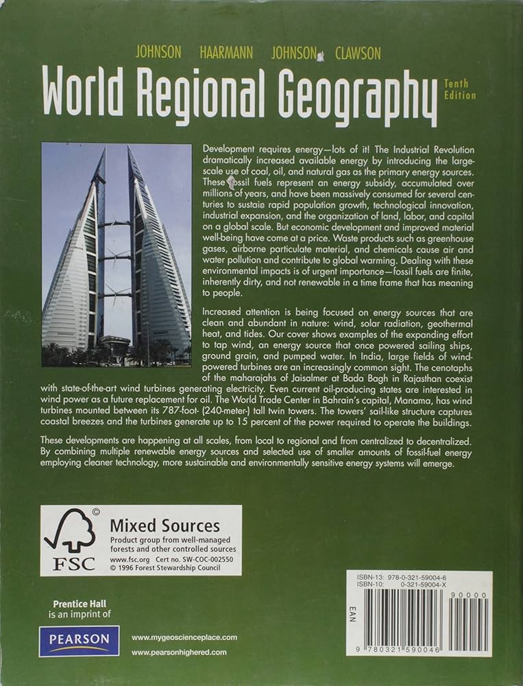 World Regional Geography (10th Edition): Johnson, Douglas L