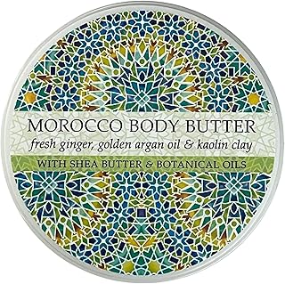 Greenwich Bay Trading Destination Body Butter 8oz | Luxurious Moisturizing Cream | Enriched with Shea Butter & Essential Oils for Deep Hydration | Perfect for Dry Skin | Travel-Friendly Morocco