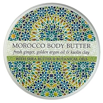 Greenwich Bay Trading Destination Body Butter 8oz | Luxurious Moisturizing Cream | Enriched with Shea Butter & Essential Oils for Deep Hydration | Perfect for Dry Skin | Travel-Friendly Morocco