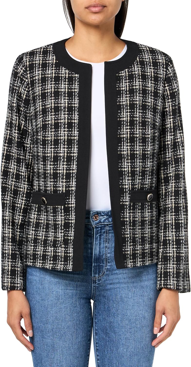 Kasper Women's Two Pocket Long Sleeve Cardigan