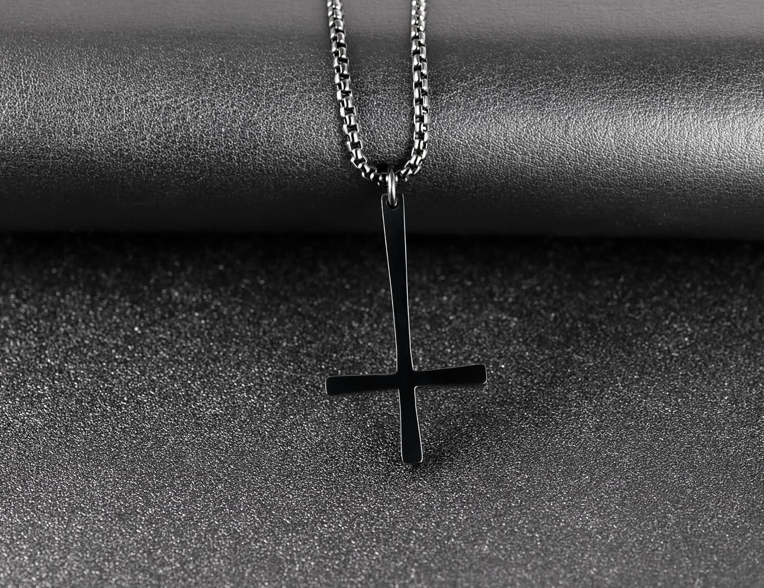 Cross Necklace for Men Silver Cross Chain Stainless Steel Pendant for Women Goth Necklace Gothic Christian Jewelry - Image 7