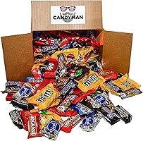 CANDYMAN Bundle of Chocolate Candy (5.6 lbs) Variety Pack Hersheys Nestles Reese's Snickers York Peppermint Almond Joy...