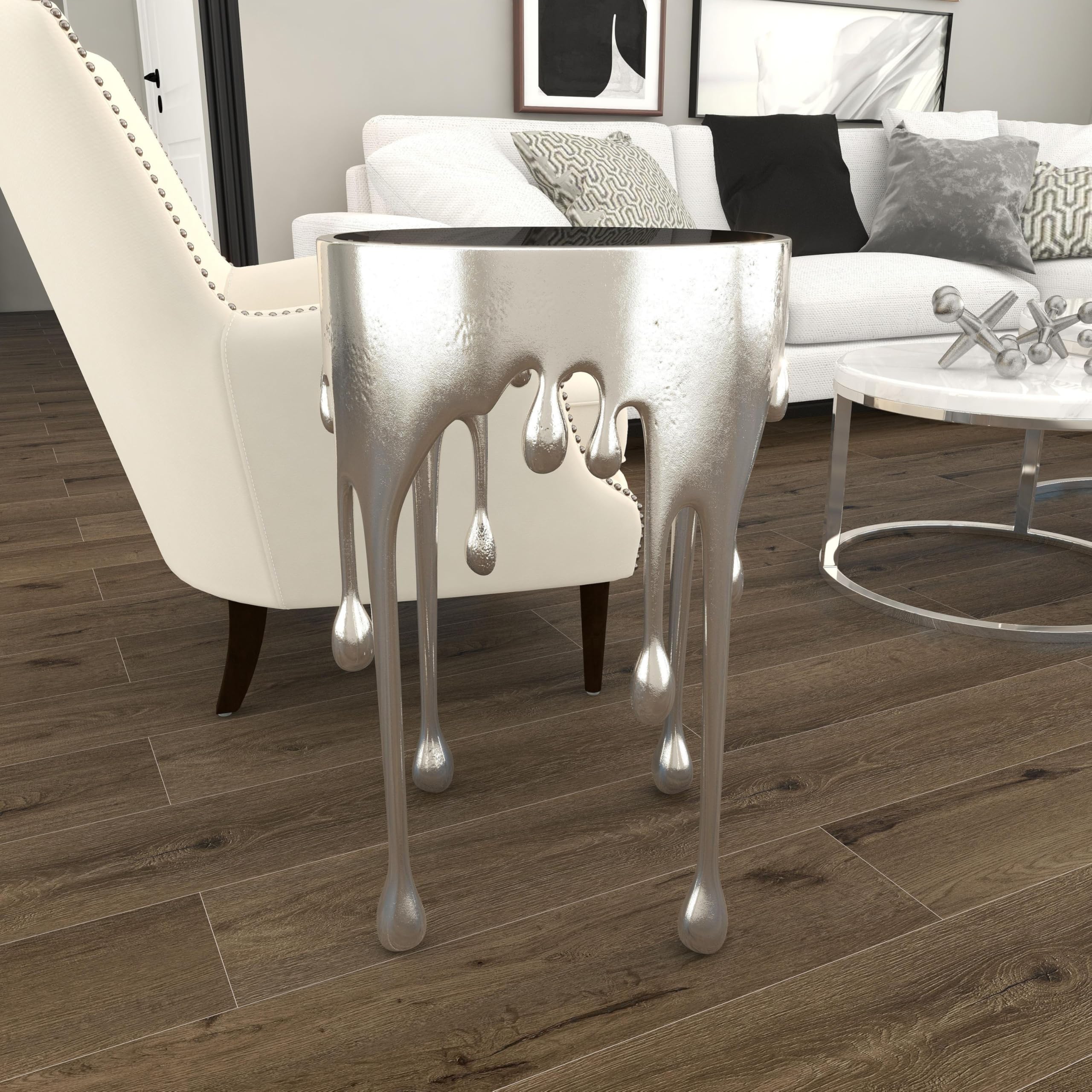 Amazon｜Urban Designs Melting 25インチ メタリック ドリップデザイン