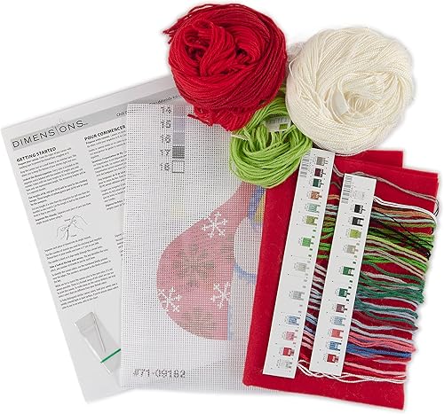 Miniatura 9 de Calcetín de Navidad Dimensions Needlecrafts de punto de cruz, de 16 pulgadas