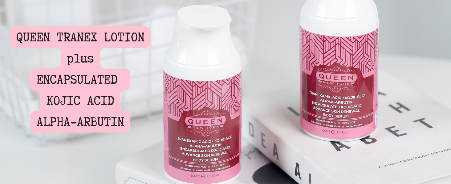 Amazon.com : QUEEN TRANEX LOTION | MILKY Body Serum- Kojic Acid