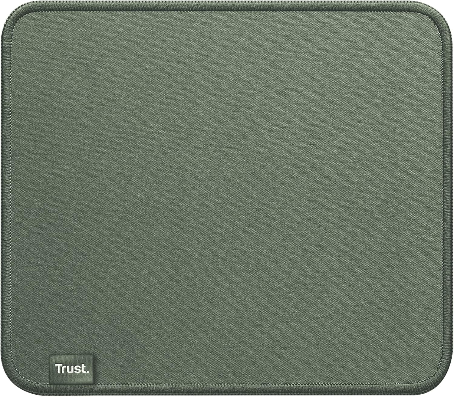 Trust Boye Mouse Pad, Durable Design, Recycled Materials, Non-Slip Base, 250 210 3 mm, Stitched Edges, Machine Washable, Green