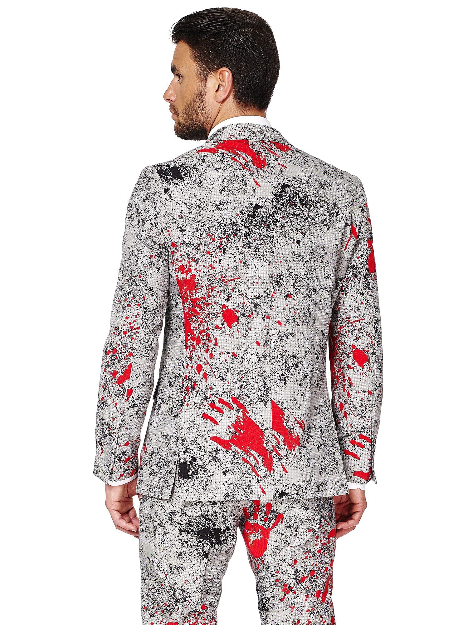 OppoSuits Herren The Joker Kostüm - DC Comics Anzug - Slim Fit – Mit Krawatte