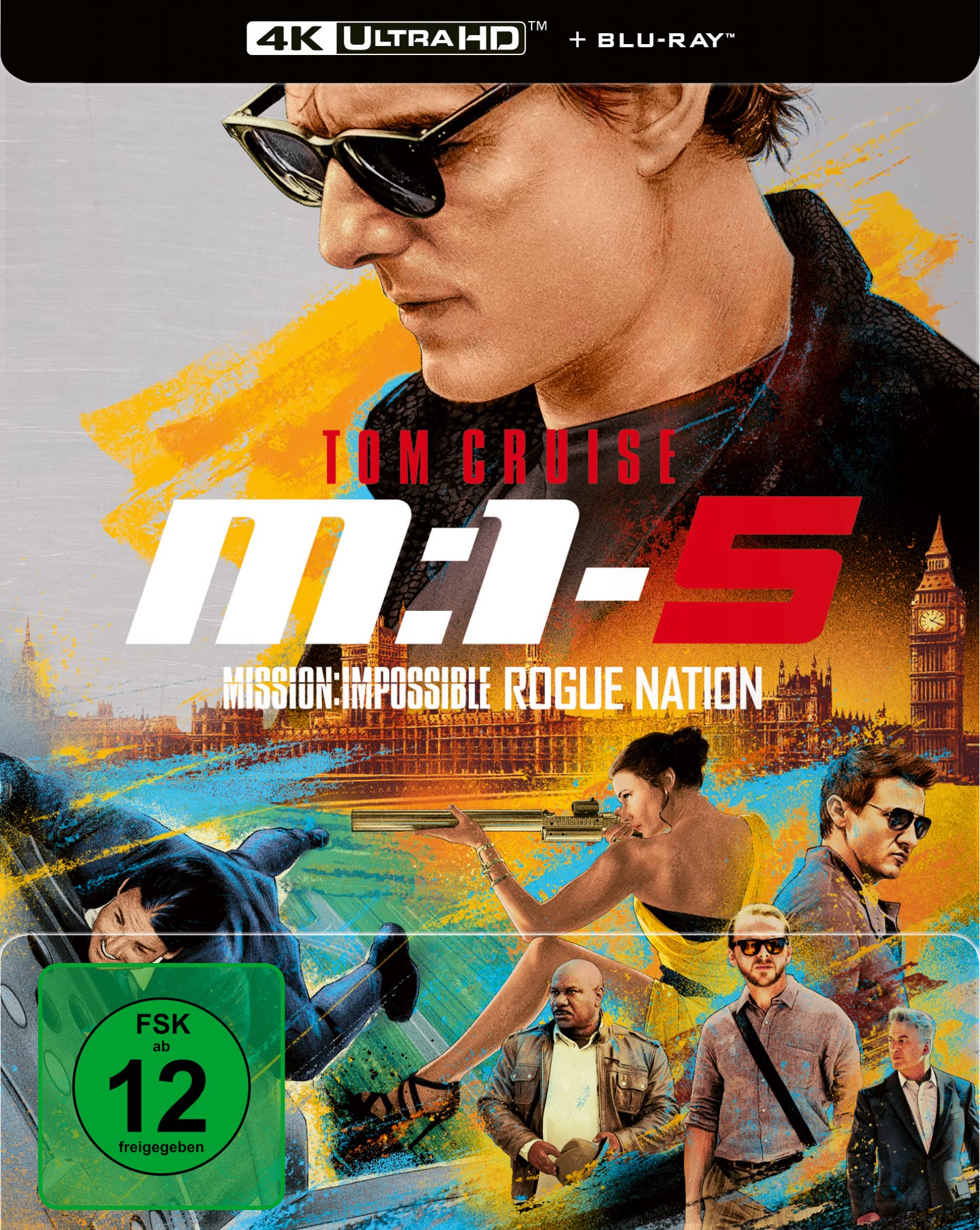 Mission: Impossible - Rogue Nation - Limited Steelbook [4K Ultra HD] + [2 Blu-rays]