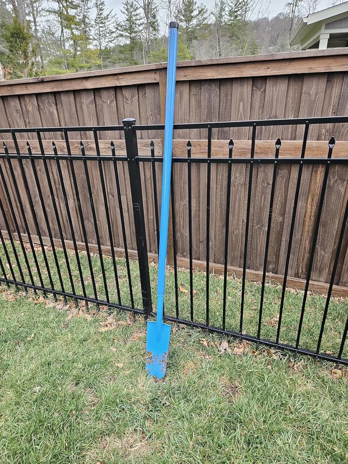 Heavy-Duty All-Steel Sharpshooter Shovel - Weighted Long Handle and Hardened/Heat-Sharpened Chromoly 15 Inch Head