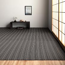 IKEHICO 2126406 Rug, Vulcan, Brown, Edo-ma 6 Tatami, Approx. 103 x 139 inches (261 x 352 cm), Made in Japan, Washable