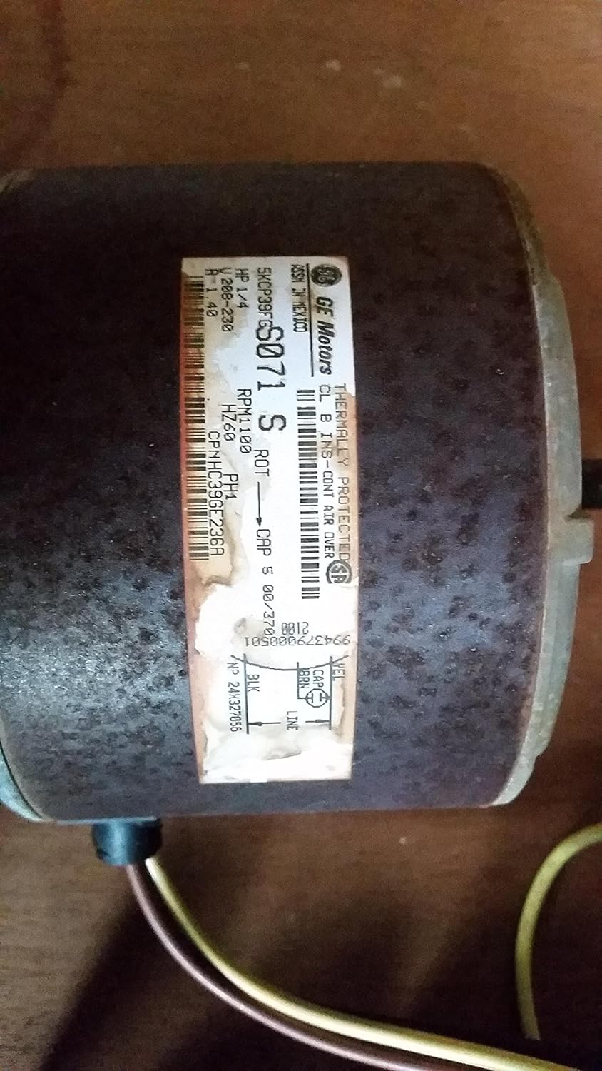 51-21853-01 - OEM Upgraded Condenser Fan Motor 1/5 HP 208-230 Volts 1075 RPM Fits Rheem