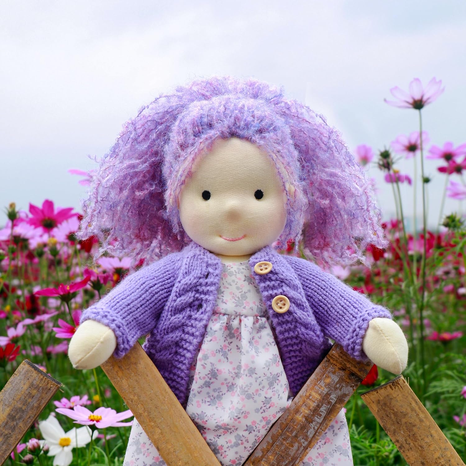 BlissfulPixie ウォルドルフ人形 手作り人形 Waldorf Doll - Louise