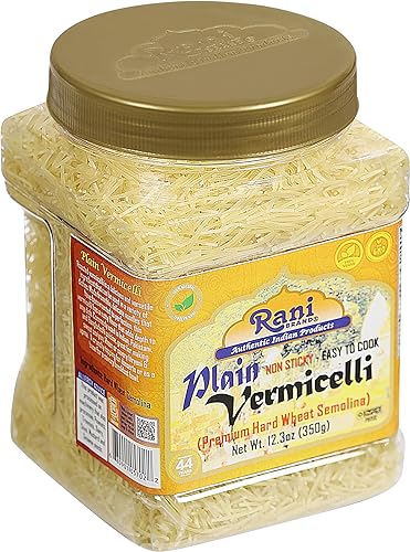 Miniatura 46 de Rani Vermicelli (fideos de trigo) 28 onzas (1.75 libras) 28.22 oz, paquete de 3 ~ Todo natural Vegano Sin OMG Origen indio