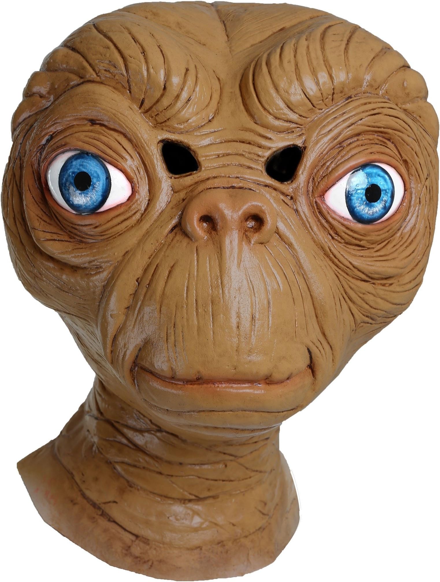 Fun Costumes Adult ET The Extra-Terrestrial Costume Mask - Officially Licensed ET Merch for Halloween Themed Events - Brown, Standard