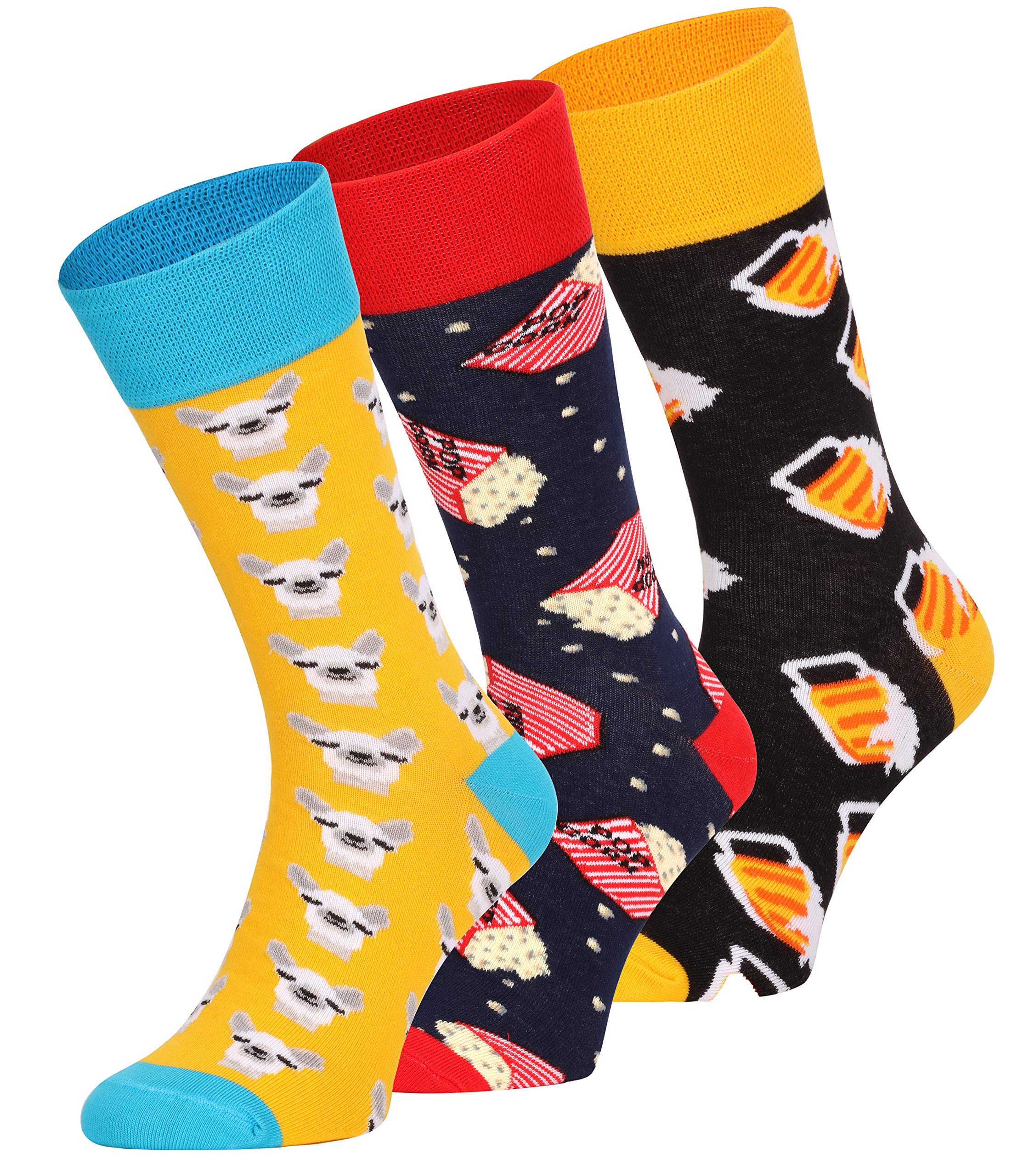 Ladeheid Damen und Herren 3er Pack Socken AT006