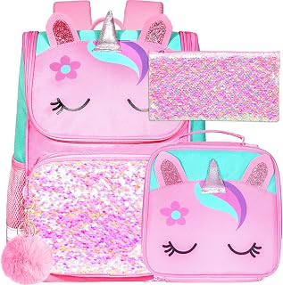 Unicorn 3PCS Backpack Set